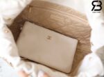 Túi Chanel 22 24C Shopping Bag Trắng Da Bê Bóng GHW 45CM Best Quality
