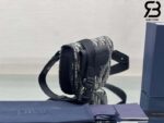 Túi Dior Essential Saddle Pouch Đen Kem Oblique 24CM Best Quality