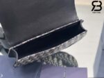 Túi Dior Essential Saddle Pouch Đen Kem Oblique 24CM Best Quality