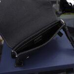 Túi Dior Essential Saddle Pouch Đen Calfskin 24CM Best Quality