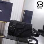 Túi Dior Essential Saddle Pouch Đen Oblique 24CM Best Quality