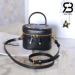 Túi Dior Small CD Signature Vanity Case Đen Calfskin Best Quality