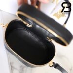 Túi Dior Small CD Signature Vanity Case Đen Calfskin Best Quality