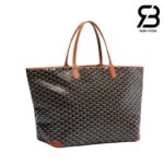 Túi Goyard Artois GM Tote Bag Màu Đen Tan Canvas Best Quality