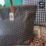 Túi Goyard Artois GM Tote Bag Màu Đen Tan Canvas Best Quality