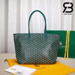 Túi Goyard Artois MM Tote Bag Màu Xanh Canvas Best Quality