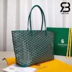 Túi Goyard Artois MM Tote Bag Màu Xanh Canvas Best Quality