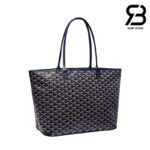 Túi Goyard Artois MM Tote Bag Màu Xanh Navy Canvas Best Quality