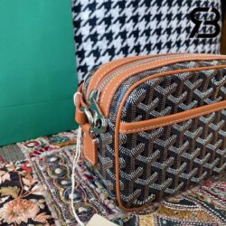Túi Goyard Cap-Vert PM Bag Màu Đen Tan Canvas Best Quality