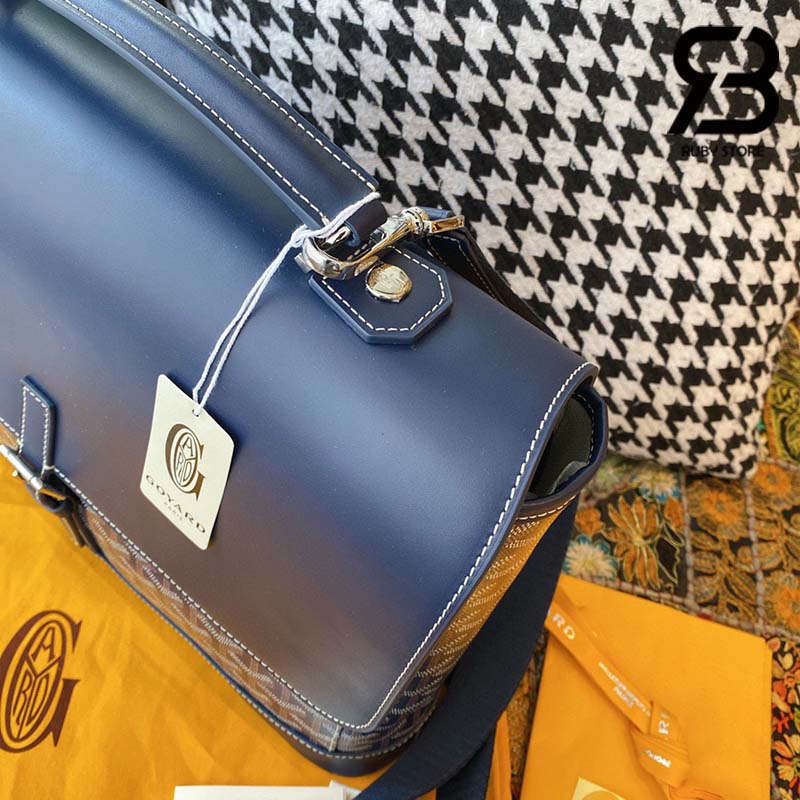 Túi Goyard Citadin PM Messenger Bag Màu Xanh Navy Canvas Best Quality