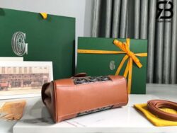 Túi Goyard Saigon Souple Mini Màu Đen Tan Canvas 20CM Best Quality