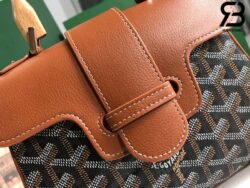 Túi Goyard Saigon Souple Mini Màu Đen Tan Canvas 20CM Best Quality
