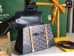 Túi Goyard Saigon Structure Mini Bag Màu Đen Canvas 20CM Best Quality