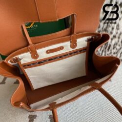 Túi Goyard Saigon Tote Bag Màu Đen Tan Canvas 34CM Best Quality