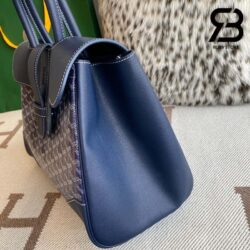 Túi Goyard Saigon Tote Bag Màu Xanh Navy Canvas 34CM Best Quality