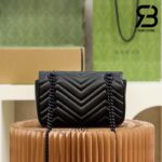 Túi Gucci GG Marmont Mini Shoulder Bag Đen So 22CM Best Quality