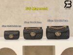 Túi Gucci Marmont Super Mini Bag Đen 16CM Best Quality