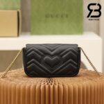 Túi Gucci Marmont Super Mini Bag Đen 16CM Best Quality