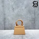 Túi Jacquemus Le Chiquito Noeud Quai Xoắn Beige 18CM Best Quality