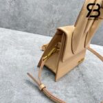 Túi Jacquemus Le Chiquito Noeud Quai Xoắn Beige 18CM Best Quality