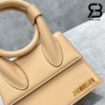 Túi Jacquemus Le Chiquito Noeud Quai Xoắn Beige 18CM Best Quality