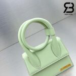 Túi Jacquemus Le Chiquito Noeud Quai Xoắn Mint 18CM Best Quality