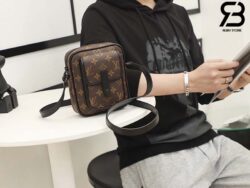 Túi LV Christopher Wearable Bag Monogram Macassar Best Quality