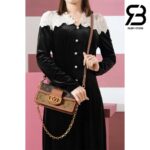 Túi LV Dauphine East West Monogram Nâu Best Quality