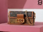 Túi LV Dauphine East West Monogram Nâu Best Quality