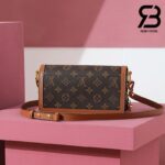 Túi LV Dauphine East West Monogram Nâu Best Quality