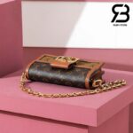 Túi LV Dauphine East West Monogram Nâu Best Quality