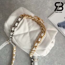Ba Lô Chanel 19 Backpack Màu Trắng Lambskin Best Quality