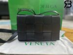 Túi Bottega Veneta Cassette Intreccio Bag Đen Parakeet Da Calfskin 23CM Best Quality