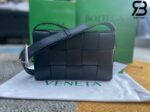 Túi Bottega Veneta Cassette Intreccio Bag Đen Parakeet Da Calfskin 23CM Best Quality