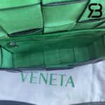 Túi Bottega Veneta Cassette Intreccio Bag Đen Parakeet Da Calfskin 23CM Best Quality
