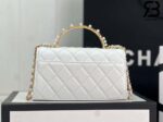 Túi Chanel 23B Flap Phone Holder With Chain Màu Trắng GHW 17CM Best Quality