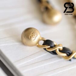 Túi Chanel 24C Adjustable Small Flap Bag Màu Đen Da Caviar GHW 22CM Best Quality
