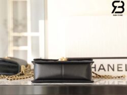 Túi Chanel 24C Adjustable Small Flap Bag Màu Đen Da Caviar GHW 22CM Best Quality