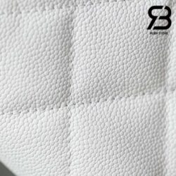 Túi Chanel Small Heart Crush Flap Bag Trắng Caviar GHW Best Quality