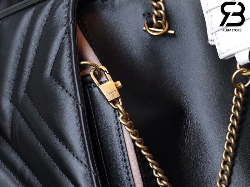 Túi Gucci GG Marmont Mini Bag Đen Leather 21CM Best Quality