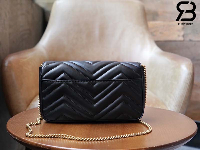 Túi Gucci GG Marmont Mini Bag Đen Leather 21CM Best Quality