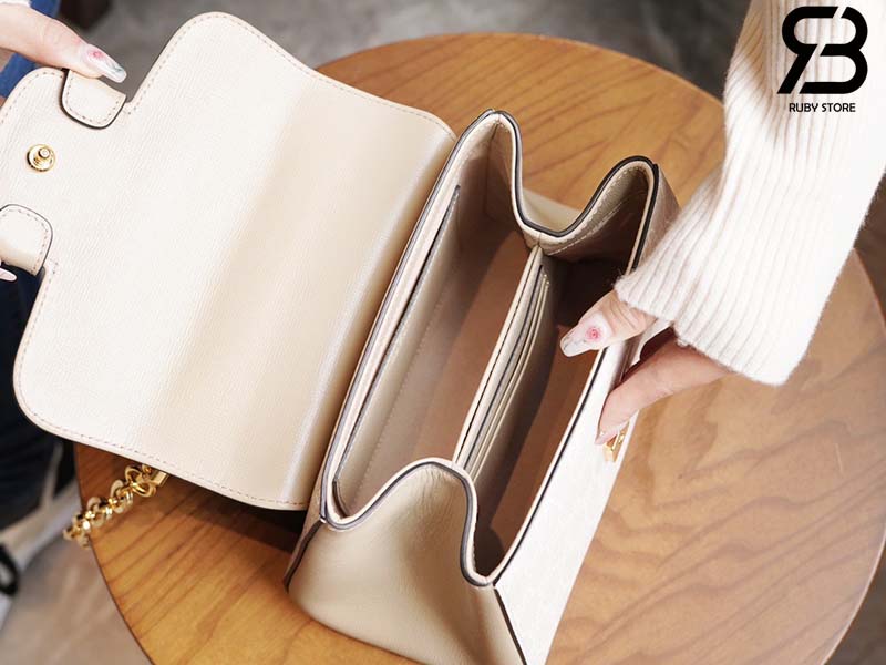 Túi Gucci Horsebit 1955 Mini Bag Beige Trắng Canvas 22CM Best Quality