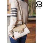 Túi Gucci Horsebit 1955 Mini Bag Beige Trắng Canvas 22CM Best Quality