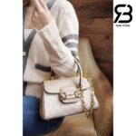 Túi Gucci Horsebit 1955 Mini Bag Beige Trắng Canvas 22CM Best Quality