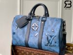 Túi LV Keepall Bandoulière 35 Monogram Aquagarden Best Quality