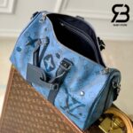 Túi LV Keepall Bandoulière 35 Monogram Aquagarden Best Quality