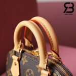 Túi LV Nano Alma Monogram Nâu Canvas 18CM Best Quality