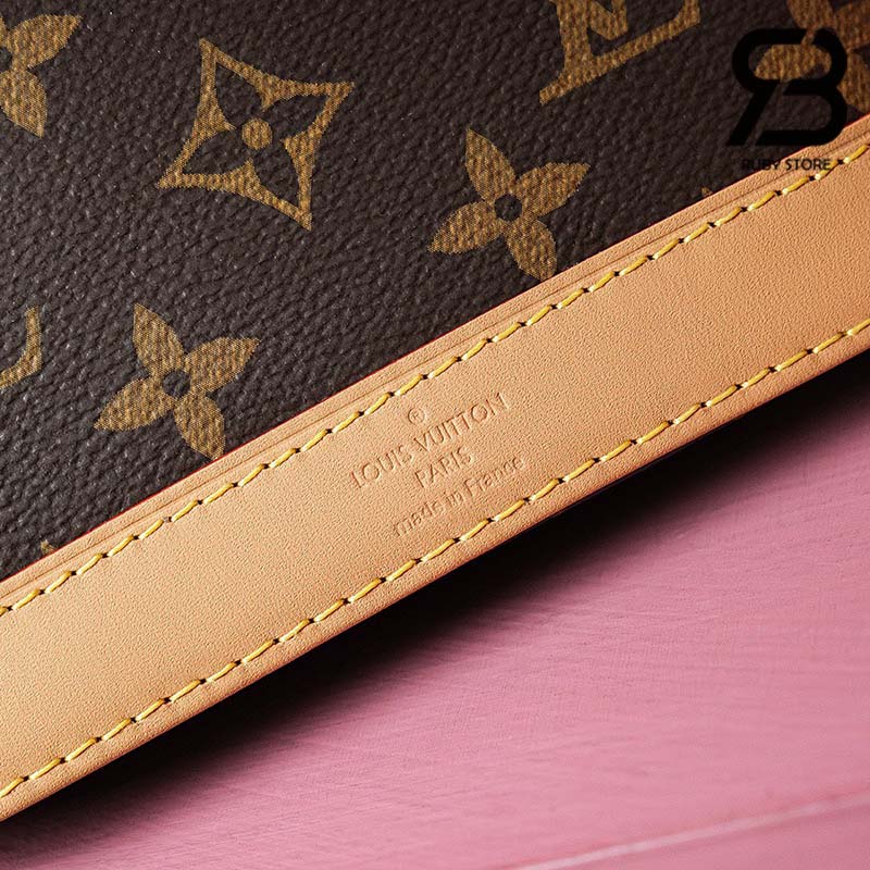 Túi LV Nano Alma Monogram Nâu Canvas 18CM Best Quality