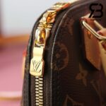 Túi LV Nano Alma Monogram Nâu Canvas 18CM Best Quality