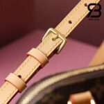 Túi LV Nano Alma Monogram Nâu Canvas 18CM Best Quality
